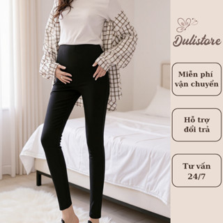  Quần Legging Bầu Quần Bầu Dài Công Sở Co Dãn Loại 1 Đủ Size 38-75kg 
