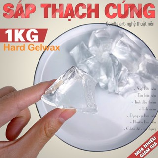  1KG Sáp Thạch Cứng Hard Gel Wax Làm Nến Trong Suốt Nến Trang Trí Đèn Cầy - Nguyên Liệu Nến Thơm Nến Cúng Dường 