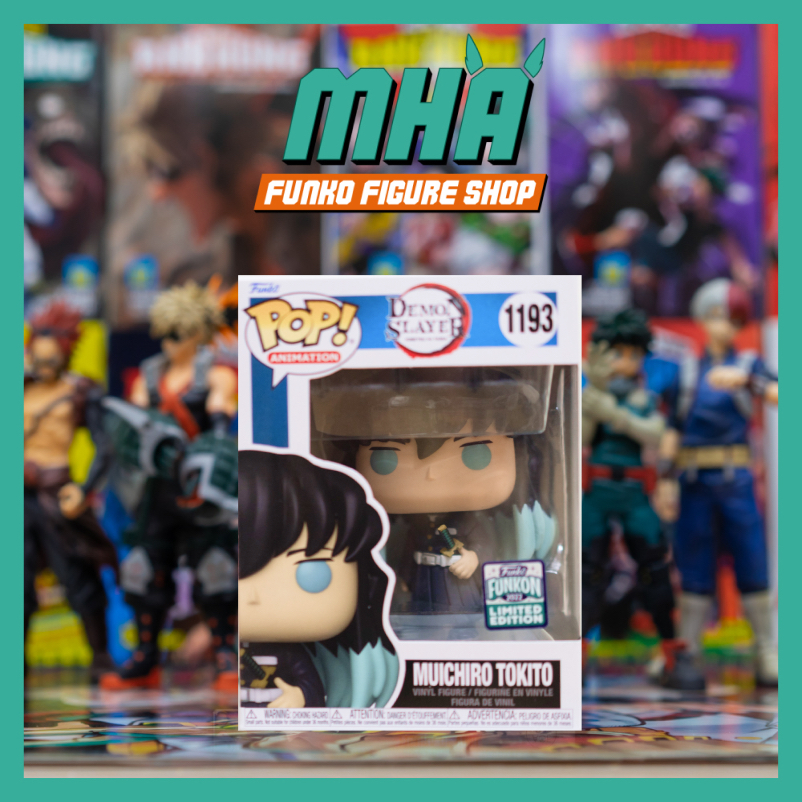 Chính Hãng Funko Pop Animation: Demon Slayer - Mô Hình Muichiro Tokito #1193 - Tem Funkon 2022 Exclu