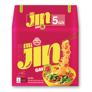 Mì jin cay hàn quốc ottogi 120 g, mì jin cay ottogi 120g, mì jin không cay otoki