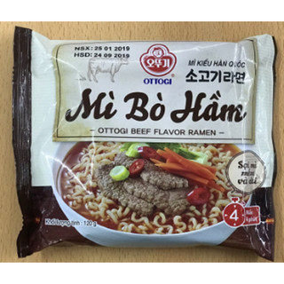 Mì bò hầm hàn quốc ottogi 120G, mì bò hầm Otoki 120g