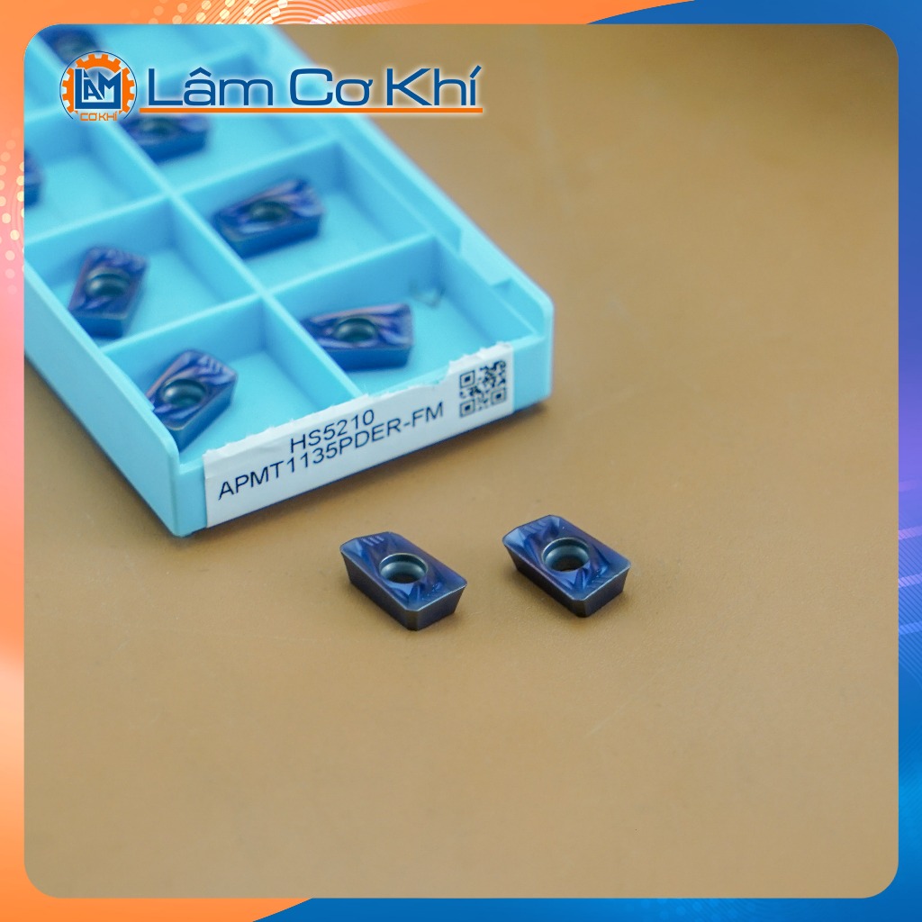 Mảnh chip phay 1135 gia công thép cứng, thép sau nhiệt HADSTO 1135 APMT1135 FM HS5210