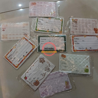Combo 120 Chiếc Nhãn Vở Có Keo Dính