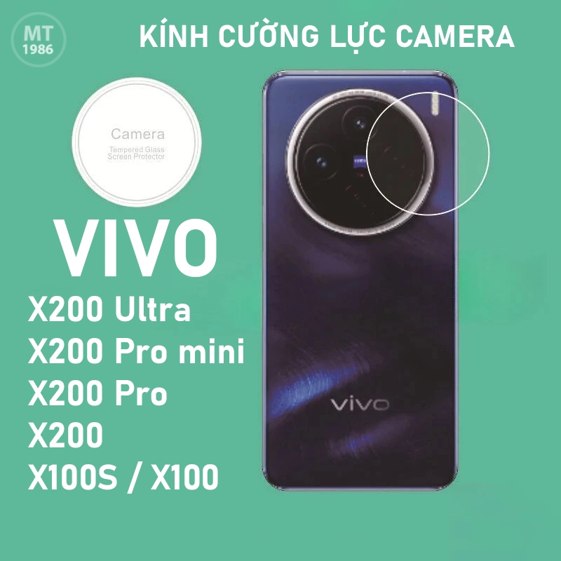 Kính Cường Lực CAMERA Vivo X200 Pro Mini/ X200S/ X200 ULTRA/ X200 PRO/ X300/ X300 PRO/ X300 ULTRA/ X