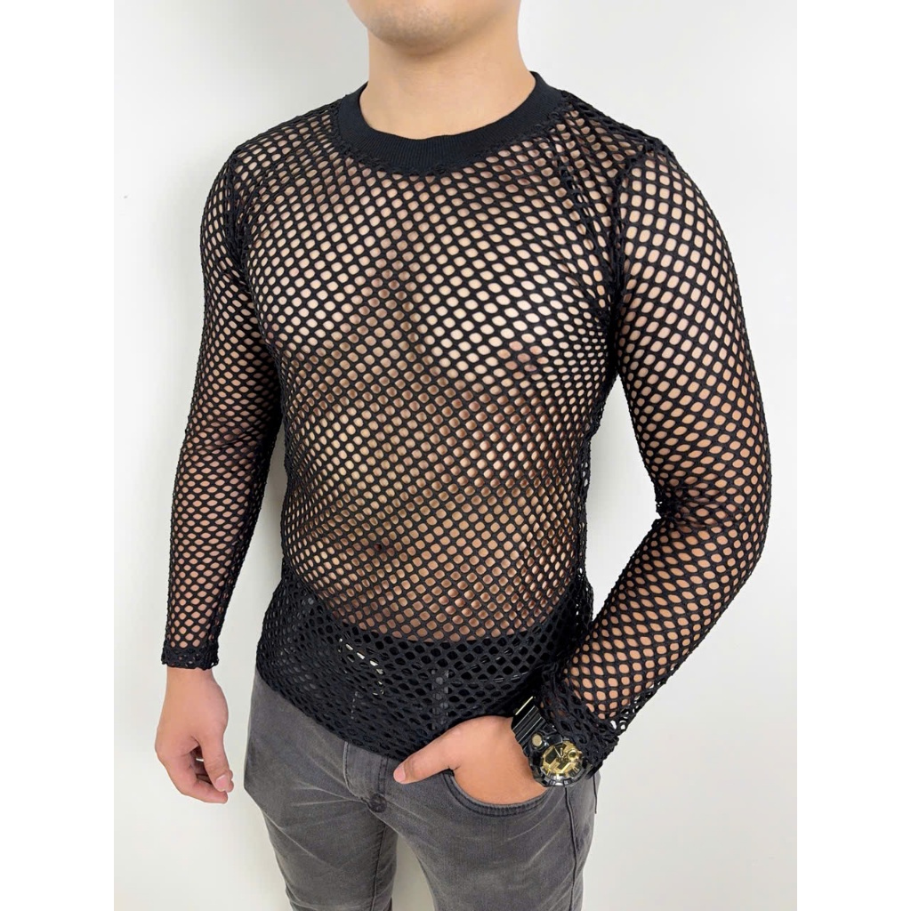 Áo lưới nam body tay dài độc lạ liên tục về hàng phục vụ anh em ,AD01,AD02,AD03,AD04