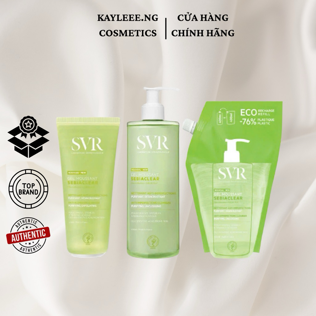 Sữa Rửa Mặt SVR Sebiaclear Gel Moussant 400ml