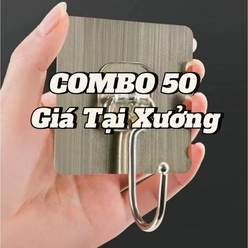 Móc dán tường siêu dính chịu lực inox 304, Móc dính tường treo đồ quần áo đồ dùng đa năng tiện ích TR TARAA