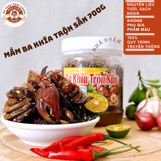 Ba Khía Trộn Tỏi Ớt  LỌ 650G– Đặc Sản Miền Tây , đơn 700k tặng quà