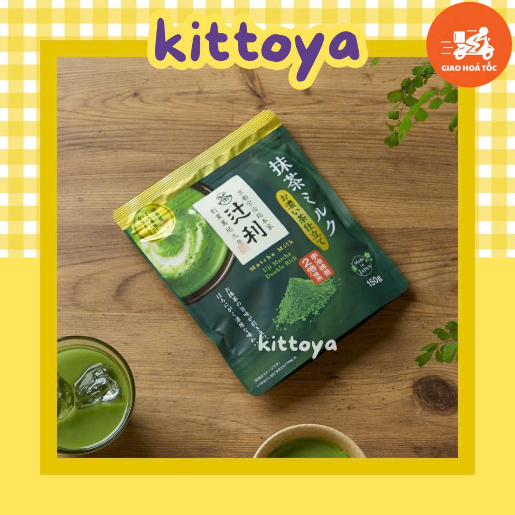 BỘT MATCHA LATTE GẤP ĐÔI VỊ TRÀ Tsujiri Koicha Matcha Green Tea Latte Powder