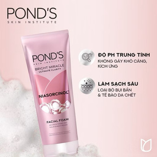 Sữa Rửa mặt TRẮNG MỊN SÁNG DA Pond’s ( mẫu mới)