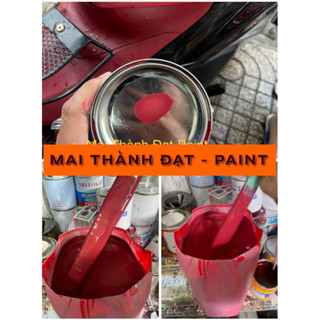  Màu Đỏ Sơn Nhựa Nhám Wave-Fu125i   Sơn oto xe máy   Đóng lon tuỳ chọn. MotokieuMaiThànhĐạt 