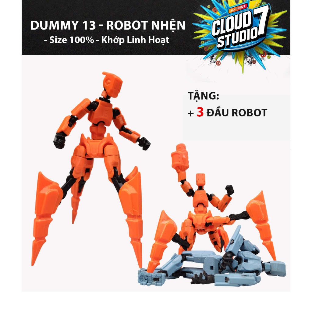 Dummy 13 Robot Nhện Spider Walker, Siêu Robot Spider Walker dummy size 100%