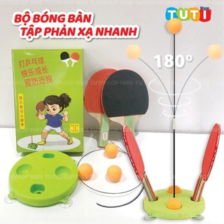 Bóng bàn tập phản xạ - Cột đánh bóng bàn giao đấu thông minh giúp phát triển khả năng phản xạ cho bé