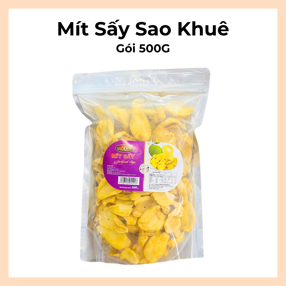 Mít Sấy Sao Khuê 500GR - Date Mới