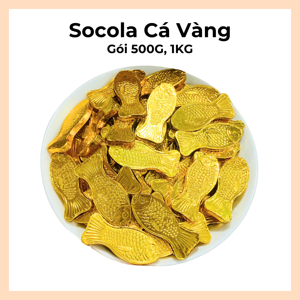 Socola Chép Cá Vàng  + Cá Màu1KG - Date Mới