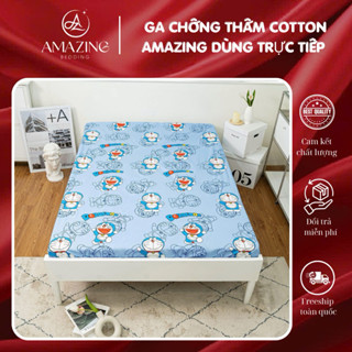 Ga chống thấm cotton AMAZING BEDDING không nóng, không bí, thoáng mát dùng cho đệm dưới 10cm