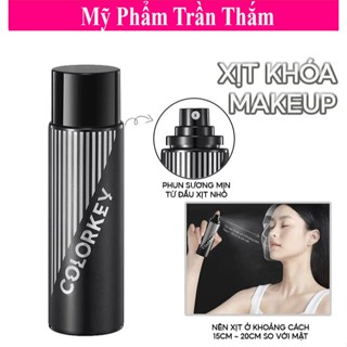  Xịt khoá Makeup Colorkey nam châm đen lâu trôi bền màu 100ml Airy Matte Setting Spray 100ml 