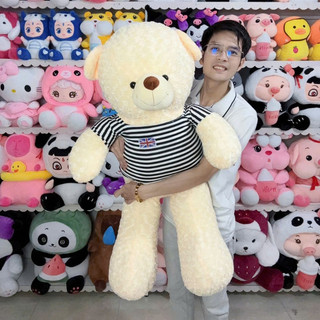 GẤU BÔNG TEDDY KHỔ VẢI 1M2 CAO 1M THÚ NHỒI BÔNG TEDDY