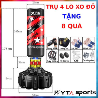 Bao cát đấm bốc, Trụ đấm bốc boxing Kyta Sport chính hãng - Bao cát tập boxing mma dài 185cm-Ø26cm