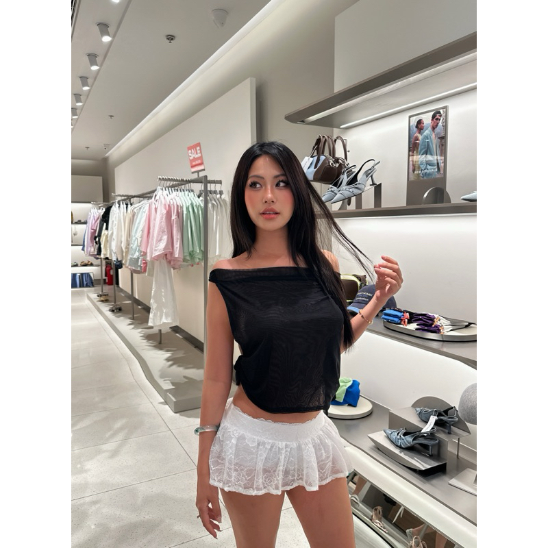 LIPSHE Naomi Top áo Freesize form rộng dây dài có thể phối được nhiều kiểu