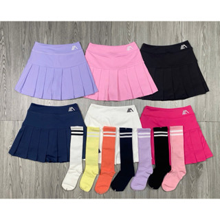 Váy Thể Thao MILAVY Chơi Tennis, Cầu Lông, Pickleball, Golf Dáng Xếp Ly 2 Lớp Có Túi Để Bóng Logo Thêu Xịn - VML05