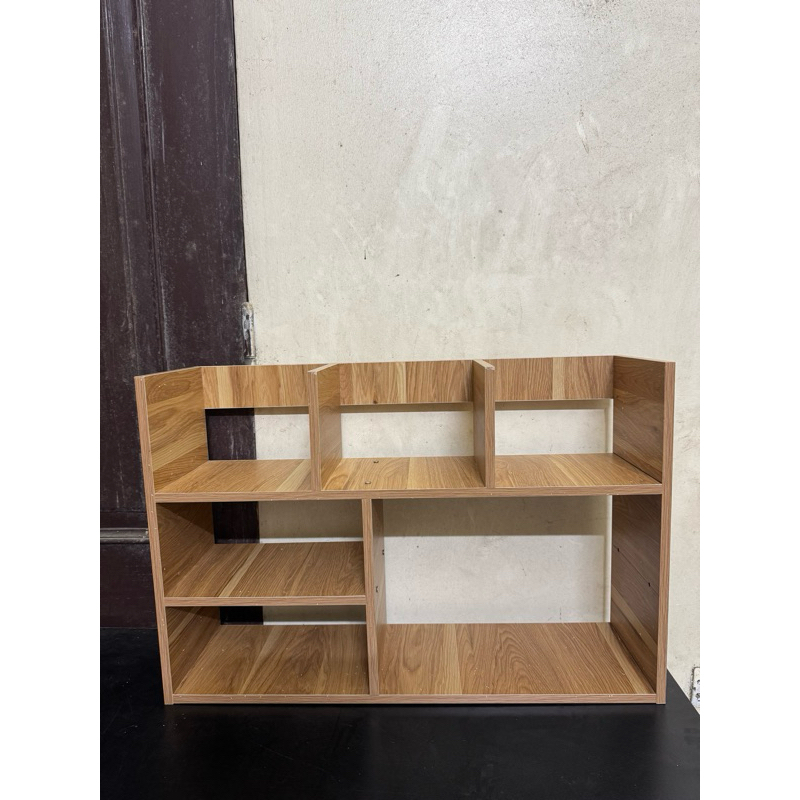 Kệ sách gỗ để bàn mini lắp ghép dễ dàng,Kệ gỗ văn phòng để tài liệu hồ sơ bàn làm việc đa năng ND03 | BigBuy360 - bigbuy360.vn