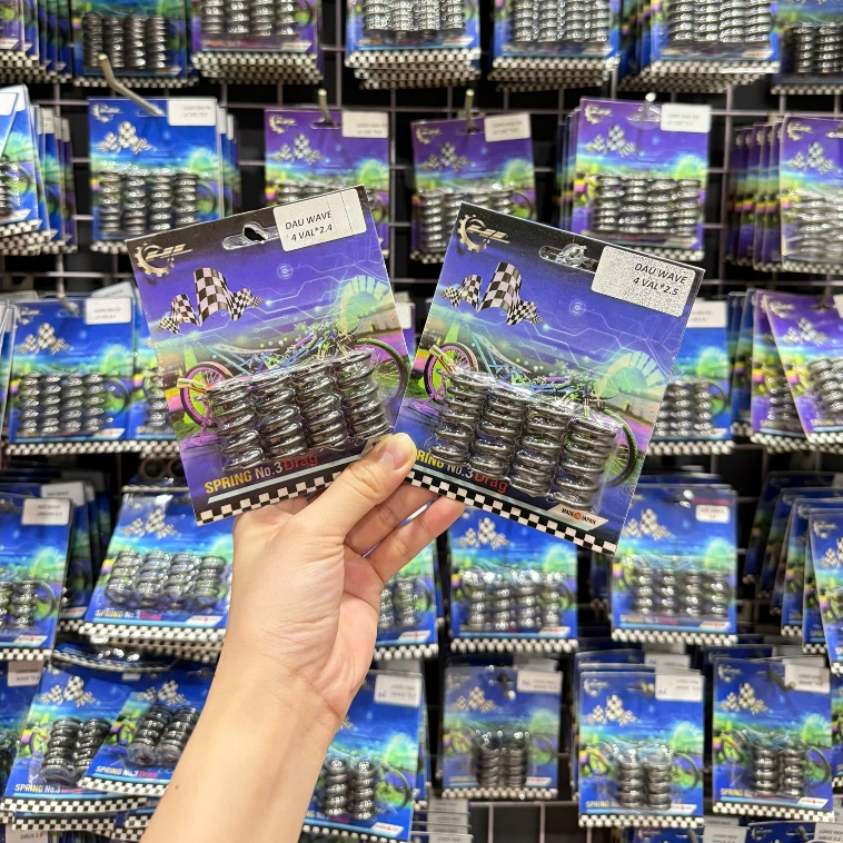 Lò xo đầu CKHL 4val cho xe Wave - Dream