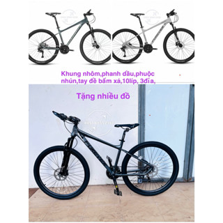 (có sẵn) Xe thể thao Road phanh dầu, dây âm sườn, khung nhôm không mối hàn tay đề bấm xả (chính hãng FOREVER)