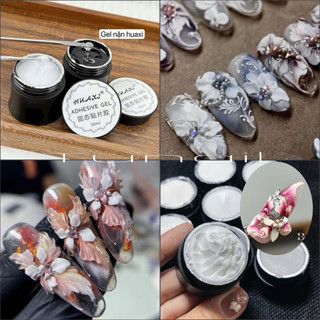  Gel nặn hoa nổi không dính tay - Gel khô nặn hoa nổi tạo hình nổi siêu dẻo hũ to 30g   HOT   