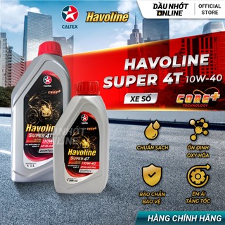  Dầu nhớt xe số - Caltex Havoline Super 4T 10W-40 