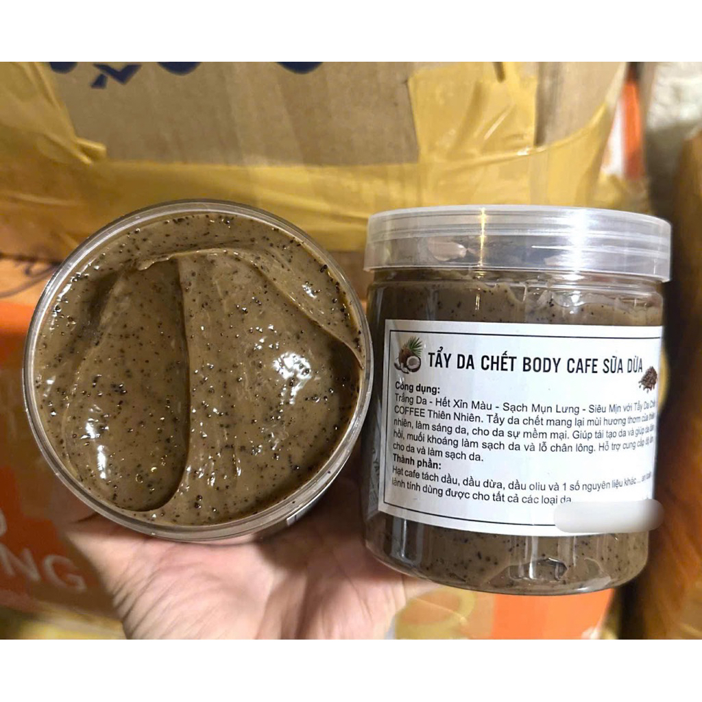 Tẩy Tế Bào Chết Cà Phê Sữa Dừa 250g