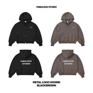 ÁO HOODIE Fabulous Unisex có Khoá Kéo và Túi Trong, vải nỉ 2 da mỏng nhẹ, mặc không xù lông - 034