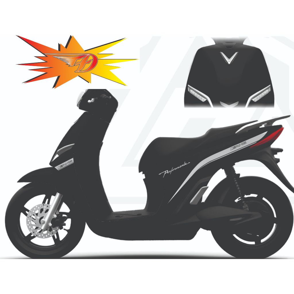 Tem xe Feliz S  -  Feliz NEO Mẫu Tem Chỉ Performante có nhiều màu , tem Chống Nước Bền Màu dễ dán