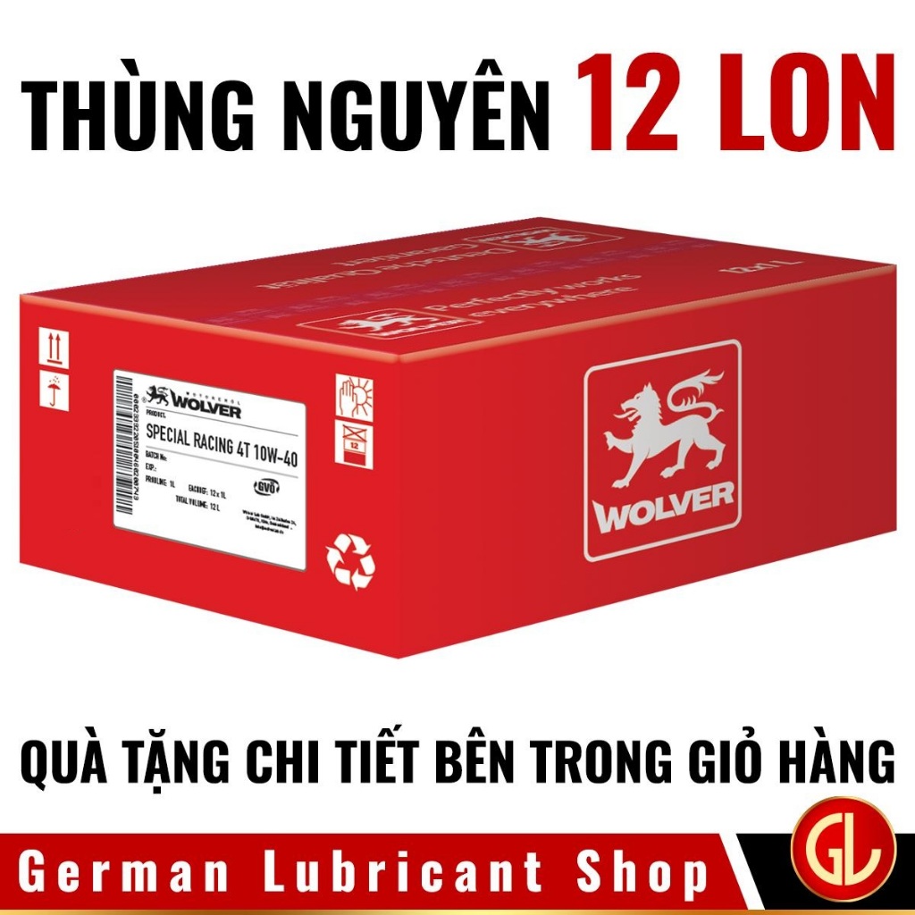 HÓA TỐC TP. HCM  - Thùng nhớt Wolver Racing - 10W40 - WOLVER SPECIAL - SPECIAL 10W30 - SPECIAL 10W40