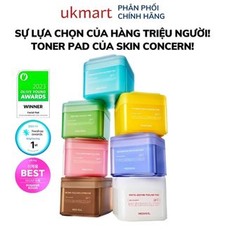  Hộp 100 miếng toner pad Mediheal Làm Dịu,Cân bằng Săn chắc  Cấp Ẩm  Sáng Da Tẩy Tế Bào  Mờ nếp nhăn 