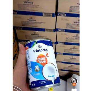 Nước Cốt Dừa Nguyên Chât 22% - Vietcoco 400ml ( 1 THÙNG 24 HỘP)