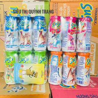1 Lốc 6 Lọ Sữa Chua Uống Susu 80ml Hương Dâu/Cam ...