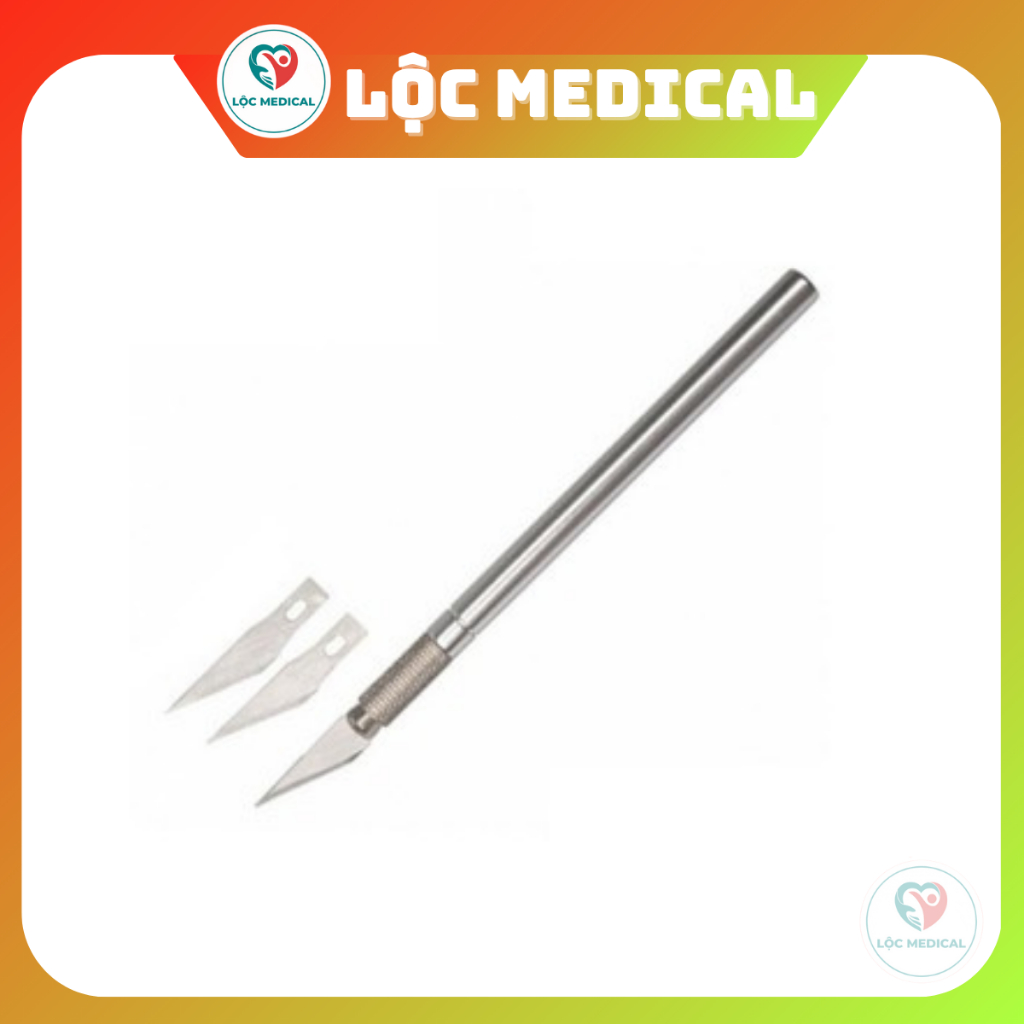 Dao Mổ Cán Tròn ( Tặng 5 Lưỡi Dao)