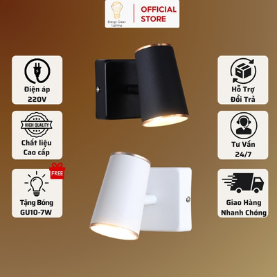 Đèn Tường Energy Green Light NN220 - Điều Chỉnh 360 Độ, Vỏ Kim Loại Sơn Tĩnh Điện, Phong Cách Bắc Âu