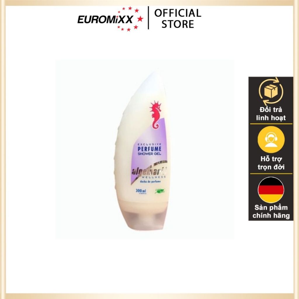 Sữa tắm cá ngựa Algemarin perfume shower gel, Sữa tắm chiết xuất thiên nhiên 300ml, dưỡng ẩm tự nhiên, làm chậm lão hóa