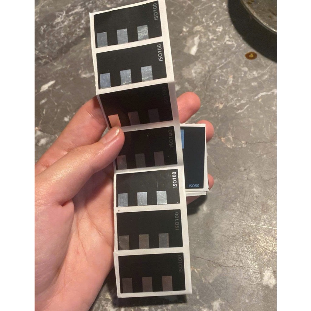 Miếng dán ISO DX code cho máy film PnS - ISO 50/100