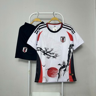 [JAN-T01]  in tên số áo theo yêu cầu - Bộ quần áo bóng đá, đồ đá banh ĐT NHẬT trắng mè - hàng thun lạnh cao cấp