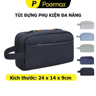 Túi đựng phụ kiện đa năng chống sốc Poermax SM15 bảo vệ thiết bị– Hộp đựng dây sạc, tai nghe