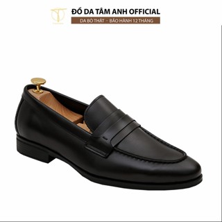 Giày Lười Nam Kiểu Dáng Loafer Da Bò Thật Cao Cấp. Giày Tây Công Sở Đẹp Trẻ Trung GNTA16-82026-D