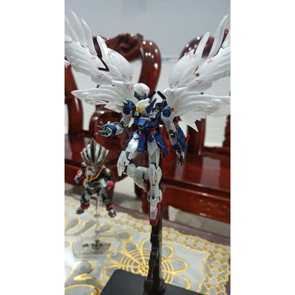 Mô hình 2nd combo ( Xác )  Rg wing zero pearl gloss ver.+ nhiều đồ ( chú ý mô tả)