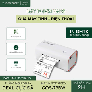 Máy in đơn GODSPEED GOS-79BW in GHTK,GHN, in đơn sàn TMĐT, KOV,in tem nhãn kết nối nhiều điện thoại