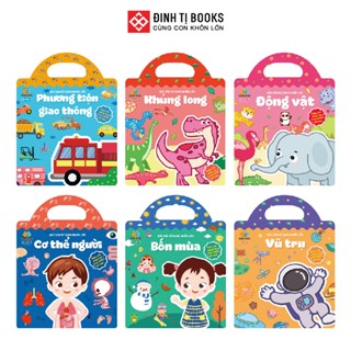 Sách - Bóc dán sử dụng nhiều lần (Thỏa sức sáng tạo trên nhiều bề mặt) Đinh Tị Books