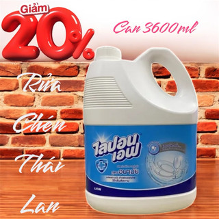  Nước Rửa Chén Thái Lan “ Lion “ Can Lớn 3600ml 