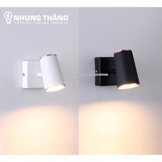 Đèn Rọi Tường Decor Đầu Giường Đọc Sách NN220 - Đầu Đèn Xoay 360 Độ - Ánh Sáng Vàng - Chiếu Sáng Linh Hoạt, Tiện Lợi
