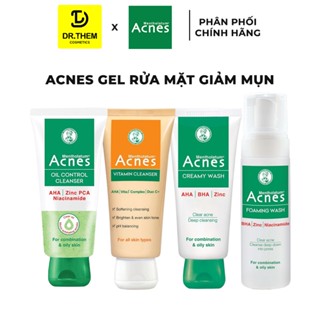 Sữa Rửa Mặt Acnes Kiểm Soát Nhờn,Mụn Acnes Oil Control Cleanser/Creamy Wash/Foaming Wash/Vitamin Cleanser/Gentle Dr Thêm